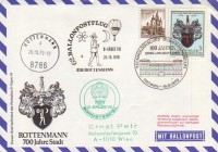 62. Ballonpost Rottenmann 26.10.79 D-ERGEE VII Exner Brief